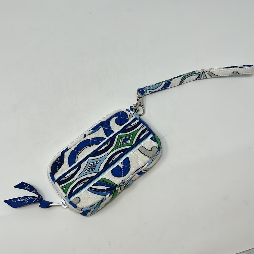 Vera Bradley Blue & White Change Purse Excellent Condition - Picture 1 of 10